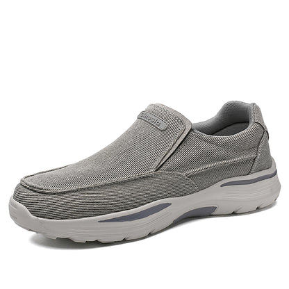 Mens Casual Shoes Canvas Breathable Loafers Comfortable Outdoor Walking Sneakers Classic Loafers Fo 8