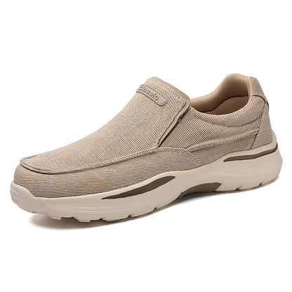 Mens Casual Shoes Canvas Breathable Loafers Comfortable Outdoor Walking Sneakers Classic Loafers Fo 9