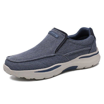 Mens Casual Shoes Canvas Breathable Loafers Comfortable Outdoor Walking Sneakers Classic Loafers Fo 7