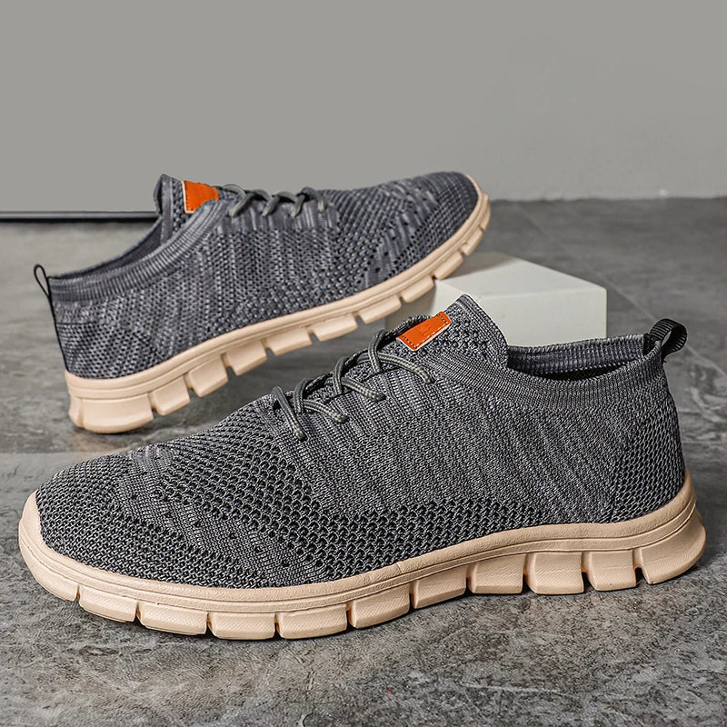 Mens Casual Sneakers Lightweight  Breathable AntiSlip Flats Outdoor Walking Shoes For Men 3