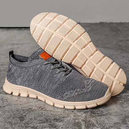 Mens Casual Sneakers Lightweight  Breathable AntiSlip Flats Outdoor Walking Shoes For Men 4