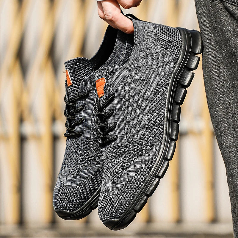 Mens Casual Sneakers Lightweight  Breathable AntiSlip Flats Outdoor Walking Shoes For Men 5