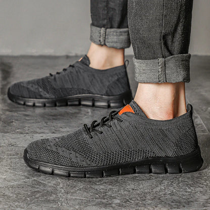 Mens Casual Sneakers Lightweight  Breathable AntiSlip Flats Outdoor Walking Shoes For Men 2