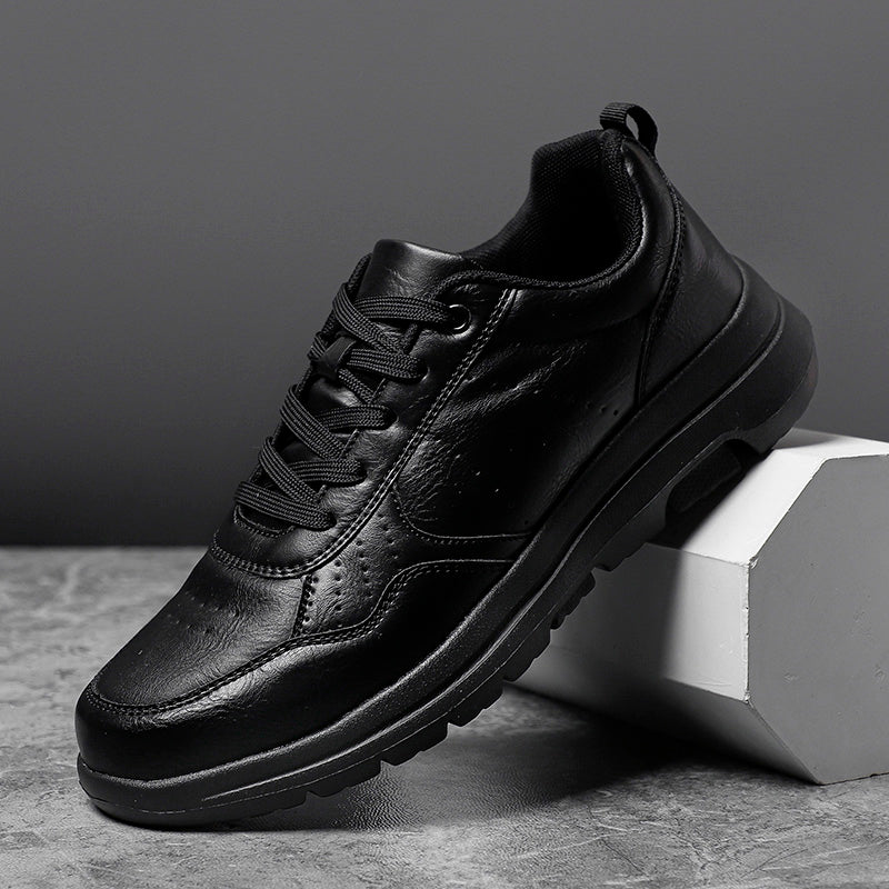 Casual Men Shoes Sneakers Trend Breathable Leather Sneakers NonSlip Male Footwear Comfortable Leisu 6