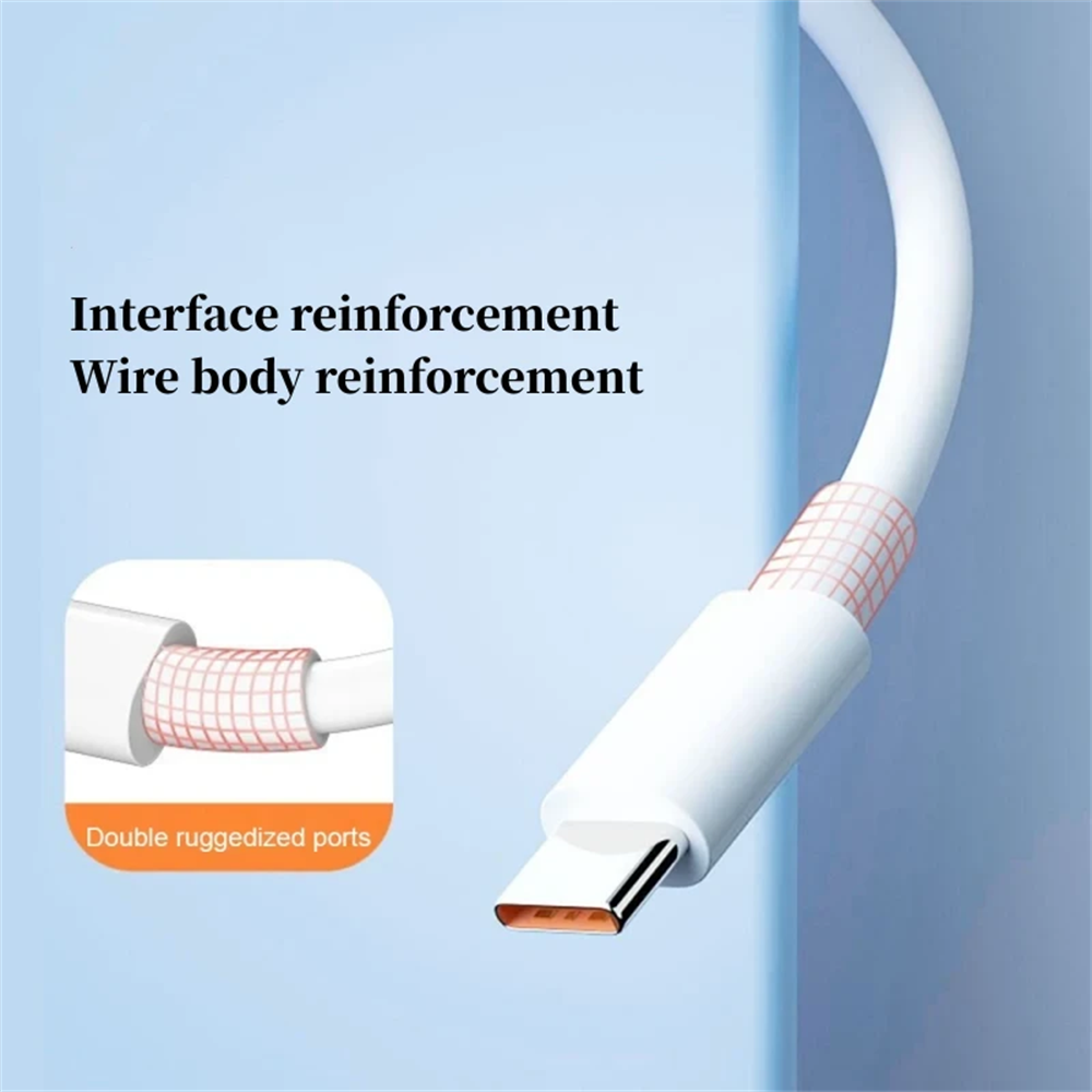 Quick Charge USB C Phone Charger, 10A 120W USB Type C Cable, Fast Charging Wire, Huawei Mate 40 Honor Xiaomi Samsung