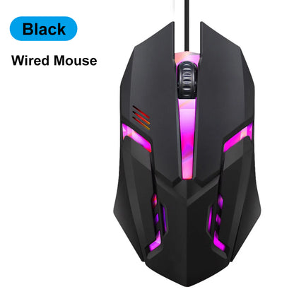 Dual-Mode Gaming Mouse, Bluetooth 5.2 Mouse, RGB 2.4G Wireless Mouse, 6 Buttons, Silent Mouse for MacBook, Tablet