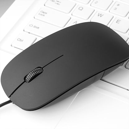 Ergonomic Ultrathin Mice for PC Laptop, Neutral Wired Mouse 2.4Ghz with USB Cable, Business Computer Office Mouse