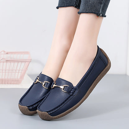 Designer Vulcanize Women Shoes Flats Leather Moccasins Sneakers Slipon Loafers Female Boat Shoes Ca 2