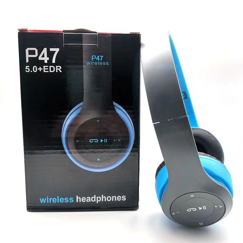 Folding Series Bluetooth 5.0, Stereo P47 Headset, Wireless Sports Game Headset
