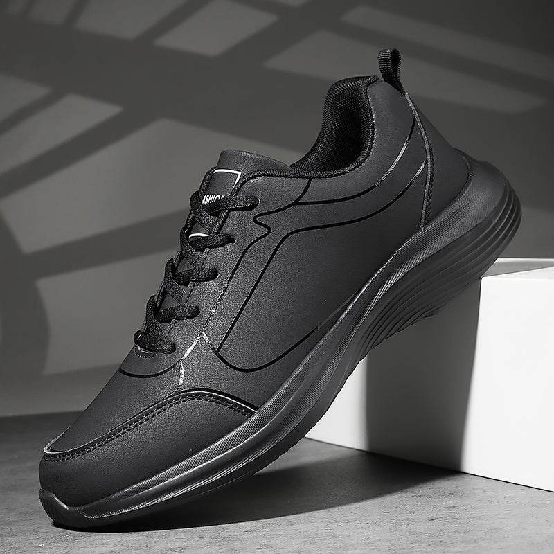 Mens Casual Sneakers New Fashion PU Jogging Training Shoes Comfortable Outdoor HighQuality Mens Sho 5
