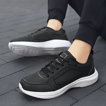 Mens Casual Sneakers New Fashion PU Jogging Training Shoes Comfortable Outdoor High-Quality Mens Shoes