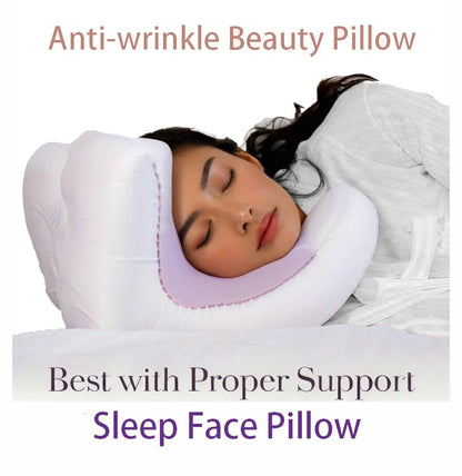 Face Sleep Pillow with Free Satin Pillowcase