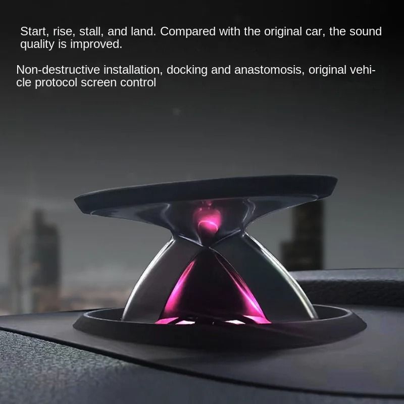 LED Lifting Tweeter Speaker With 32 Color Modes For Audi 2