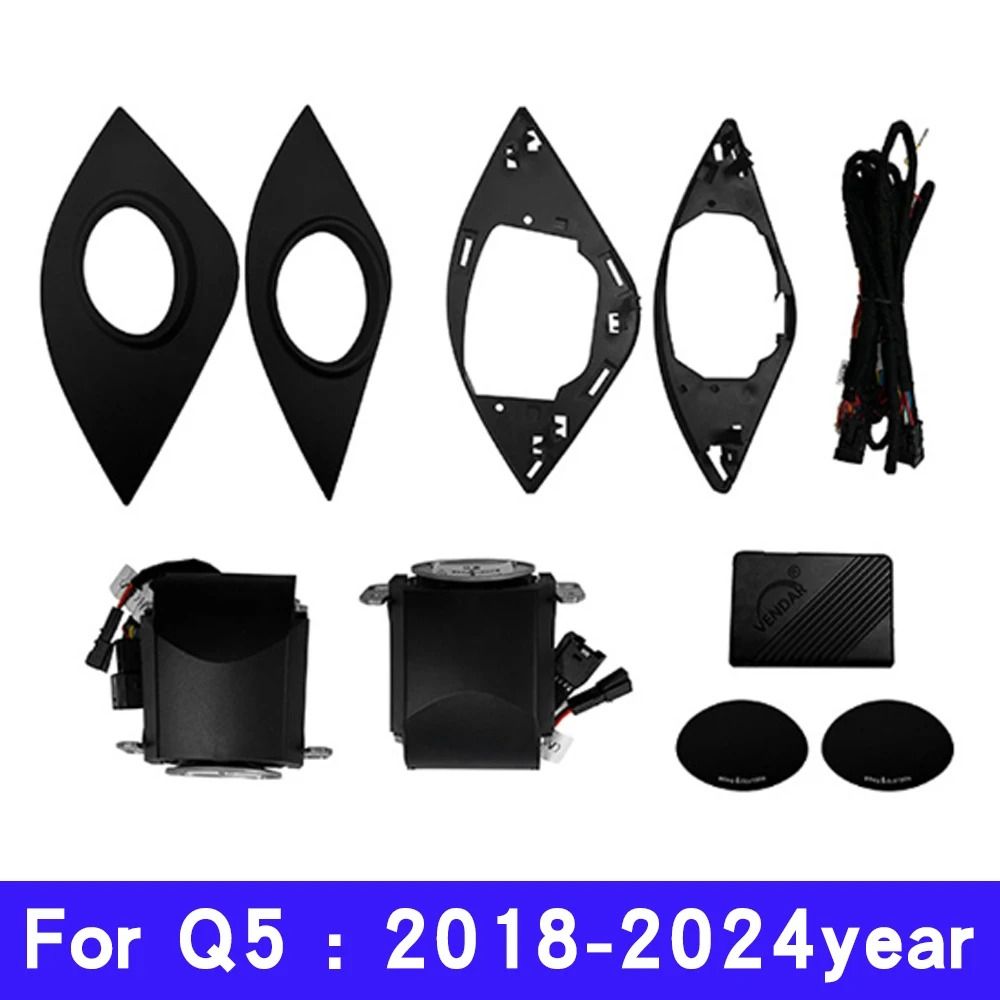 LED Lifting Tweeter Speaker With 32 Color Modes For Audi 10