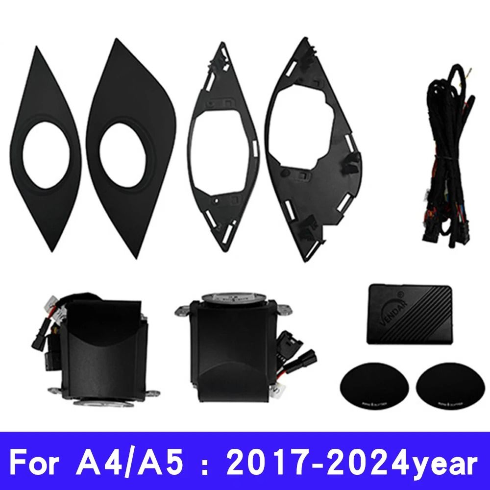 LED Lifting Tweeter Speaker With 32 Color Modes For Audi 6