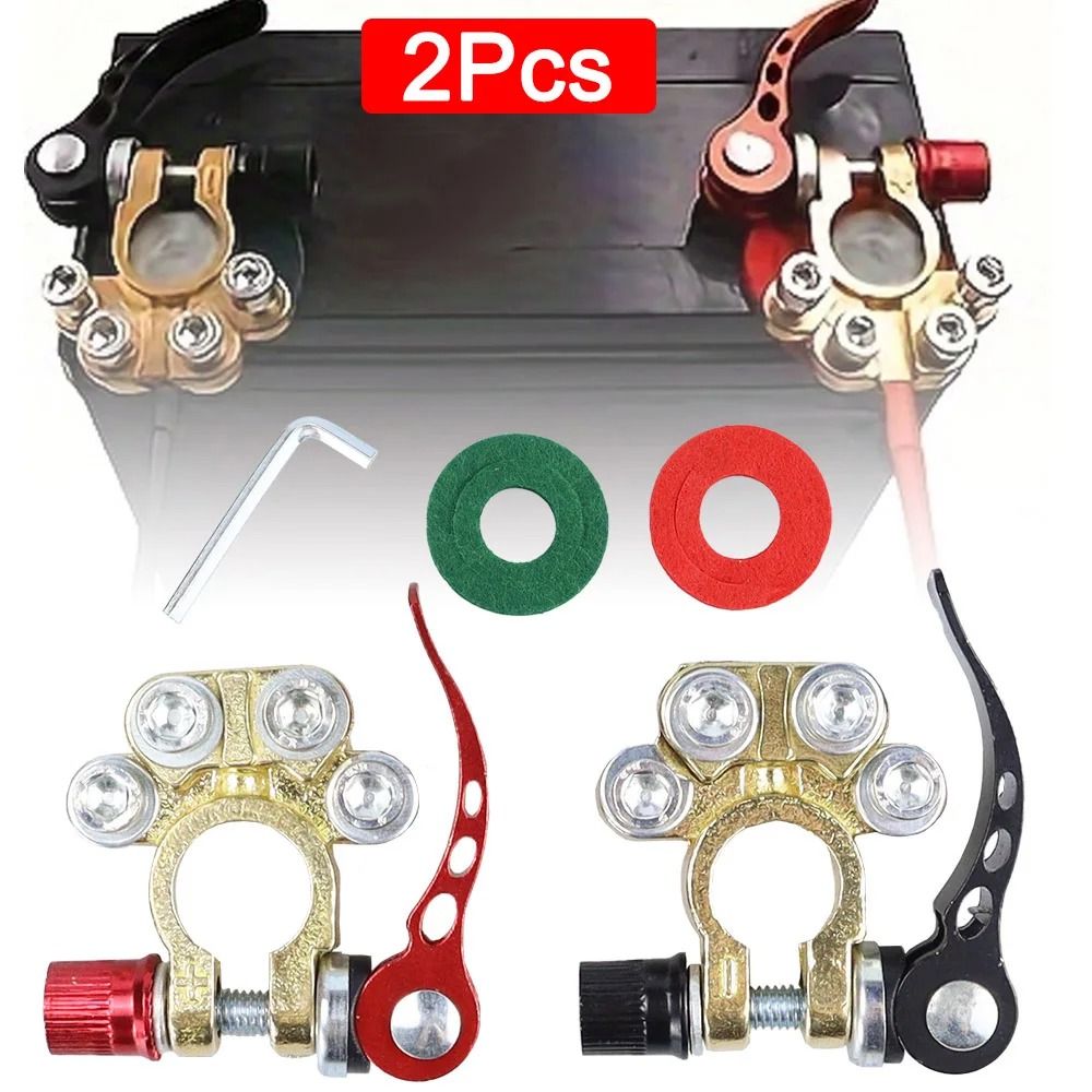 Quick Release Car Battery Terminal Connectors for 12V / 24V