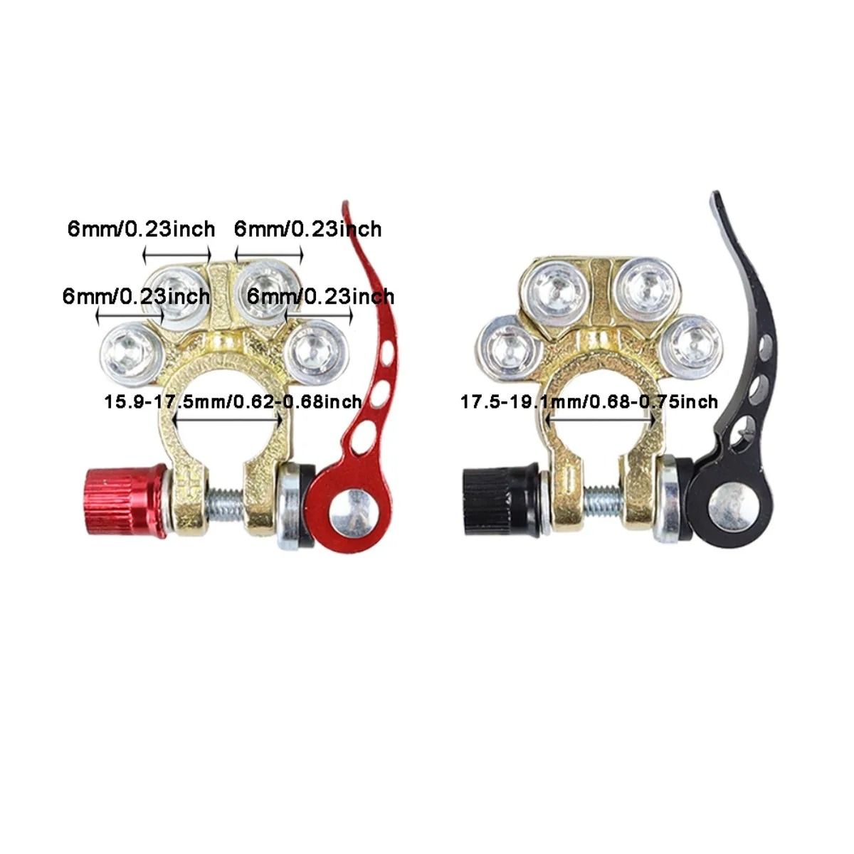 Quick Release Car Battery Terminal Connectors For 12V  24V 2