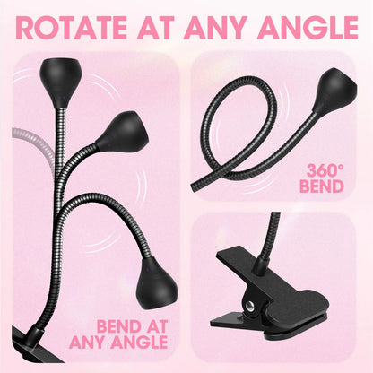 Clip On UV Nail Lamp For Gel Polish 2