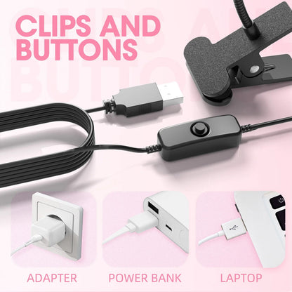 Clip On UV Nail Lamp For Gel Polish 3