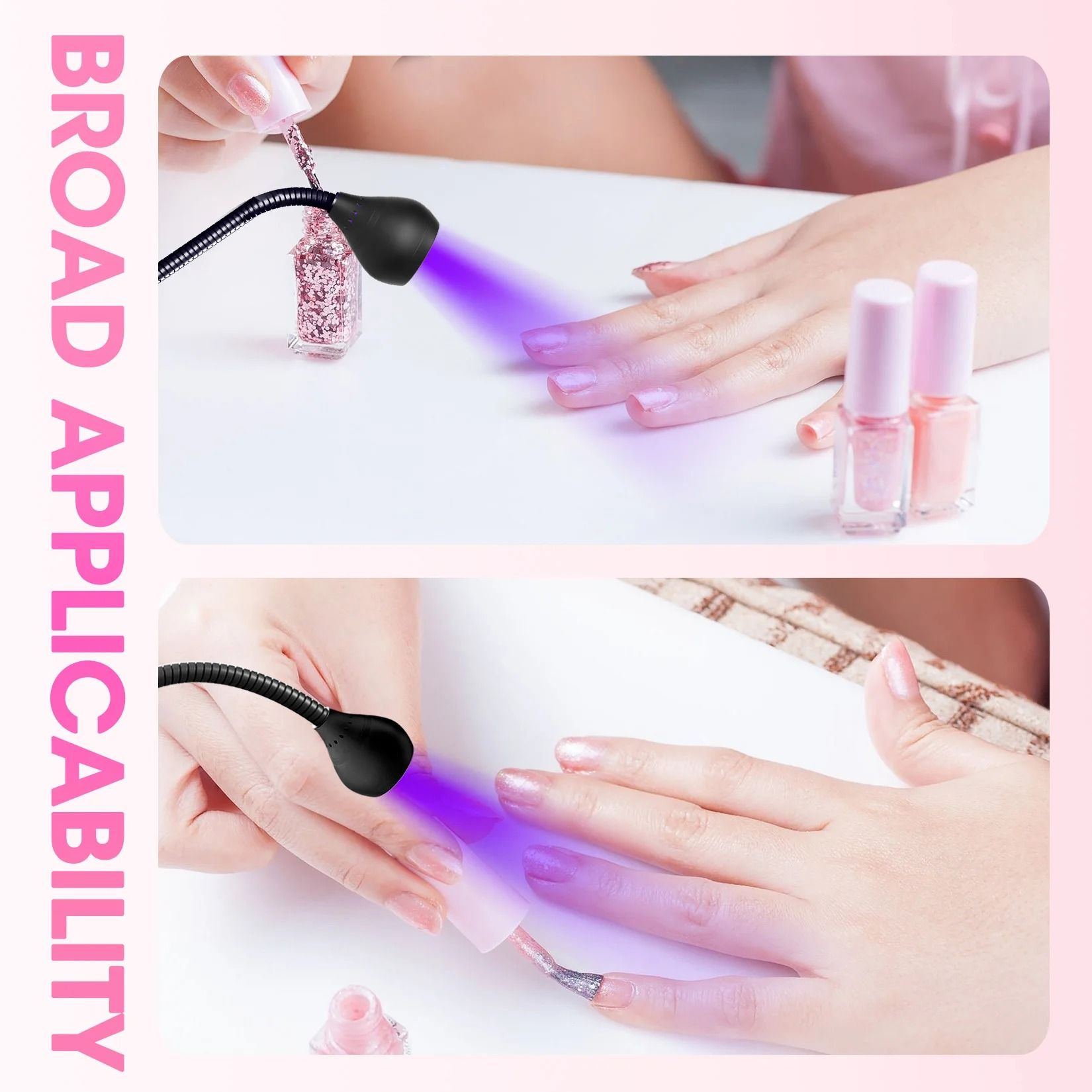 Clip On UV Nail Lamp For Gel Polish 5