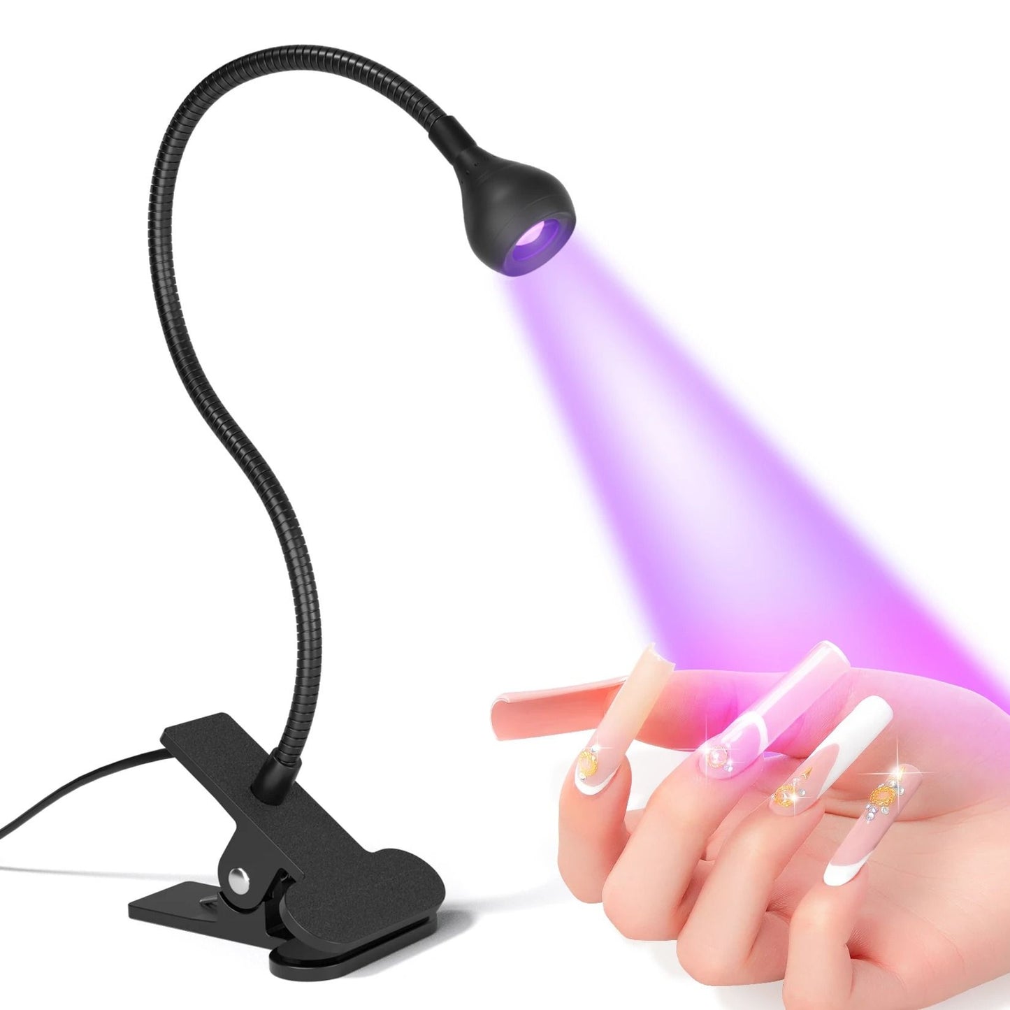 Clip On UV Nail Lamp For Gel Polish 6