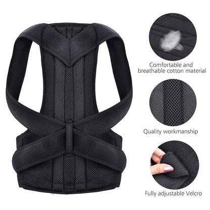 Adjustable Upper Back Posture Corrector Brace 2