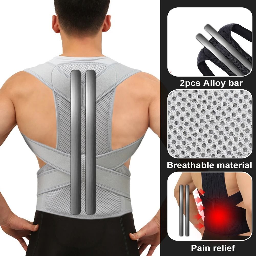 Adjustable Upper Back Posture Corrector Brace 3