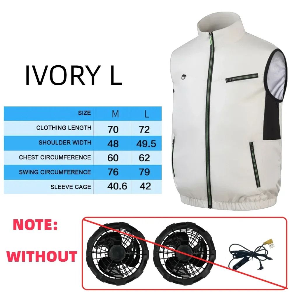 Electric Cooling Fan Vest For Outdoor Work And Hiking 16