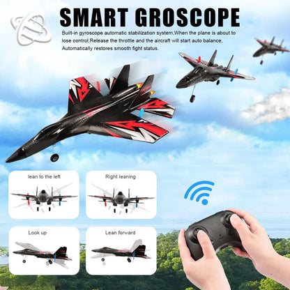 Remote Control Foam Glider Airplane With LED Lights 3