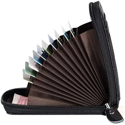 Portable Mini Card Wallet With Zipper  Multi Slot Design 3