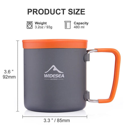 Lightweight Aluminum Camping Cup For Outdoor Use 1