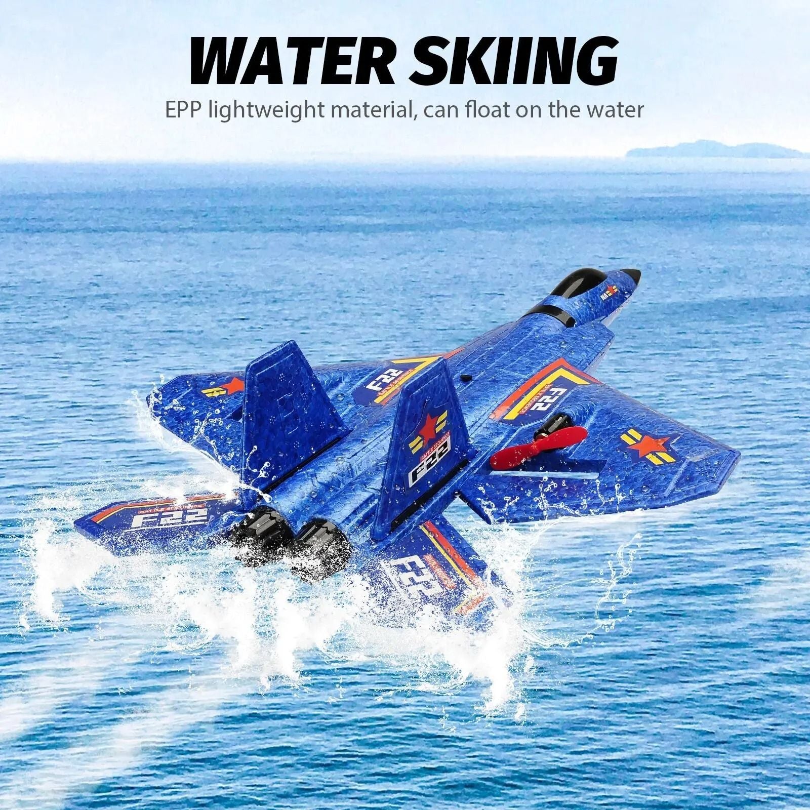 Remote Control Foam Glider With LED Lights 2