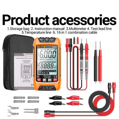 Auto Digital Multimeter With Capacitance And Transistor Test 12