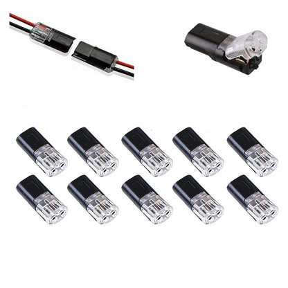 Double Wire Plug In Connector With Locking Buckle 6