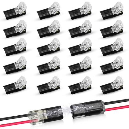 Double Wire Plug In Connector With Locking Buckle 7