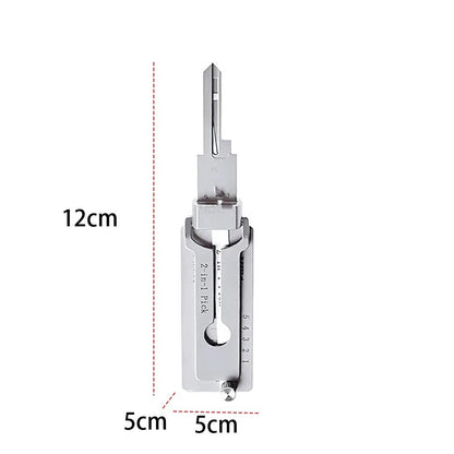 Stainless Steel Key Decoder  Precision Hook Repair Tool Set 5