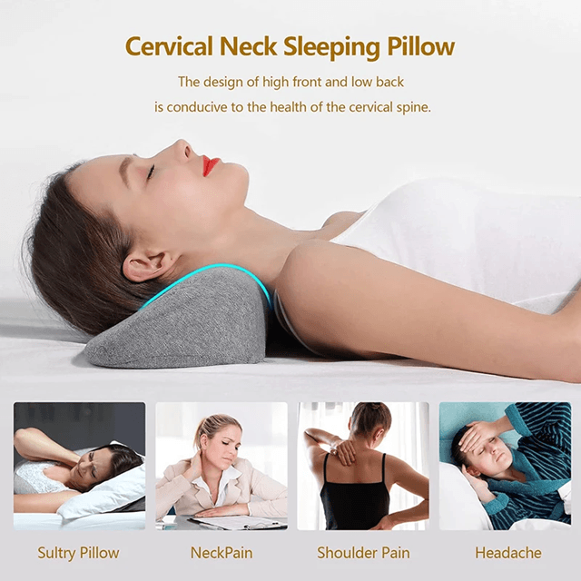 Ergonomic Memory Foam Cervical Pillow For Neck And Shoulder Support 1