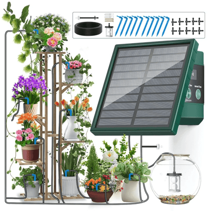 Solar Powered Automatic Drip Irrigation System for Garden and Balcony