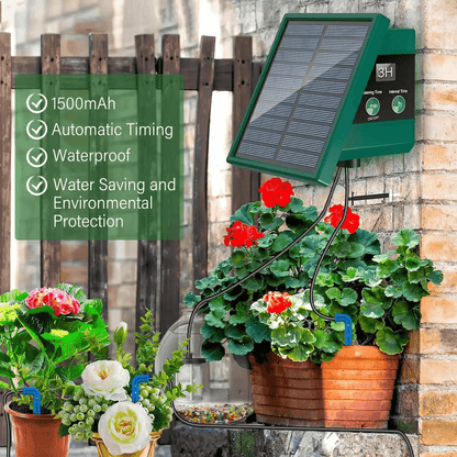 Solar Powered Automatic Drip Irrigation System For Garden And Balcony 1