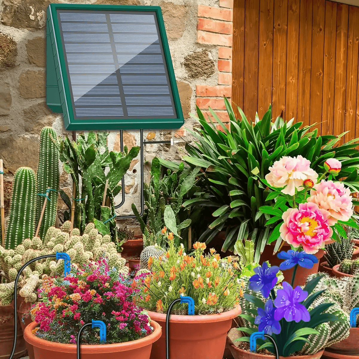 Solar Powered Automatic Drip Irrigation System For Garden And Balcony 5