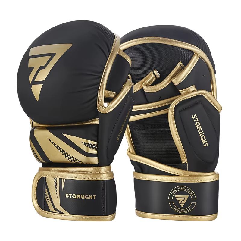 Professional PU Leather MMA Boxing Gloves  Durable Training Gloves For Muay Thai Karate  Martial Ar 4
