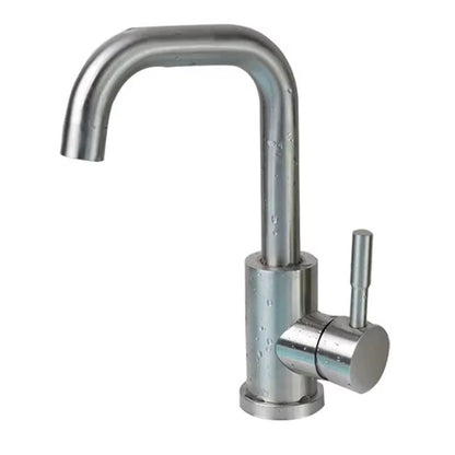 304 Stainless Steel Bathroom Basin Faucet  360 Rotating Hot And Cold Mixer Tap With Single Handle 3