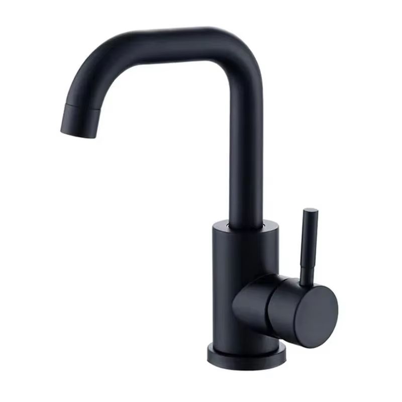 304 Stainless Steel Bathroom Basin Faucet  360 Rotating Hot And Cold Mixer Tap With Single Handle 5
