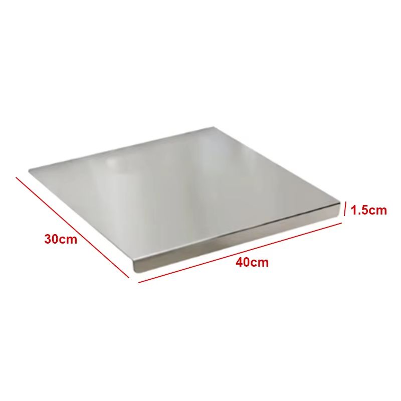 Large Stainless Steel Chopping Board  Double Panel Multifunctional Kitchen Cutting And Baking Board 6