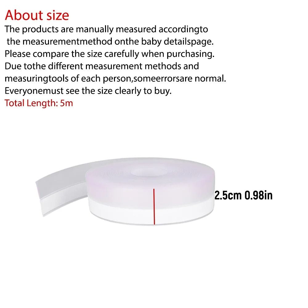 Self Adhesive Door Window Sealing Strip 25mm X 5m 6