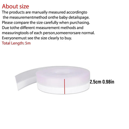Self Adhesive Door Window Sealing Strip 25mm X 5m 6