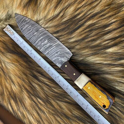 Custom Forged Damascus Chef Knives Set  9 To 13 Kitchen Tools 4