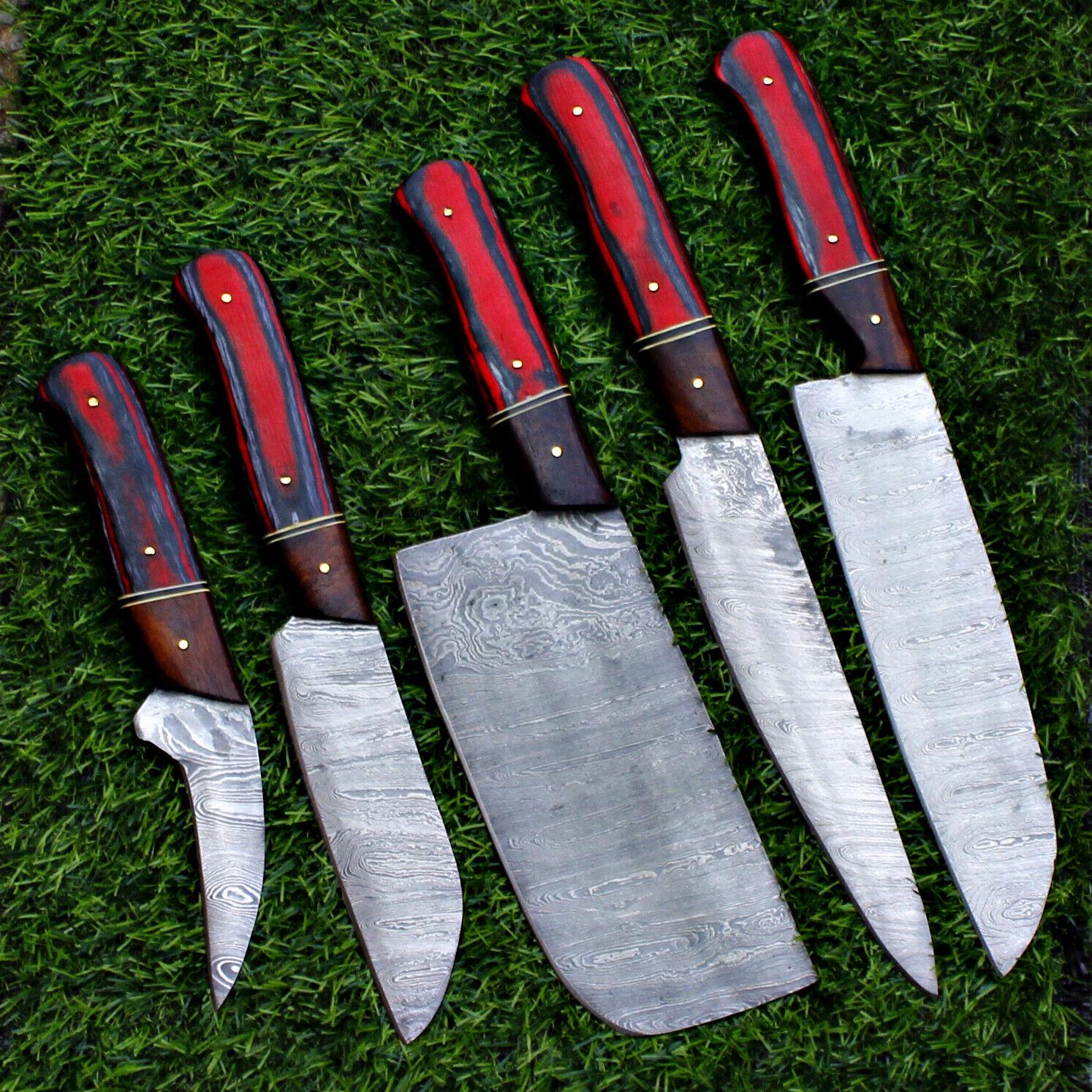 Luxury Damascus Chef Knife Collection  Handmade Forged Steel 1