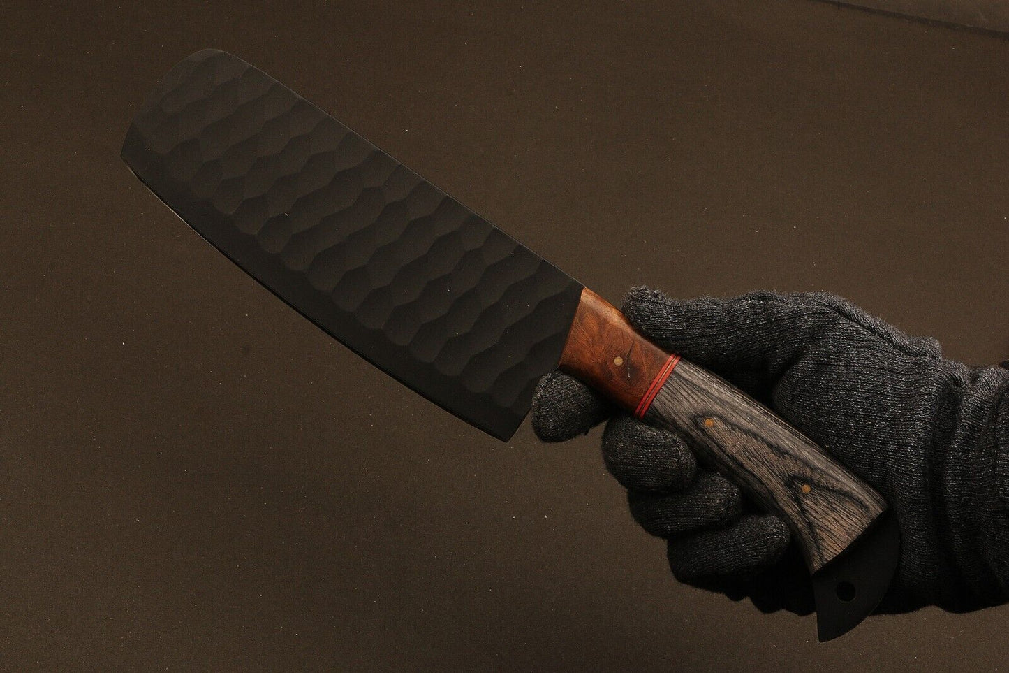 Rosewood Handle Damascus Steel Knives  Handmade Chef Set 2