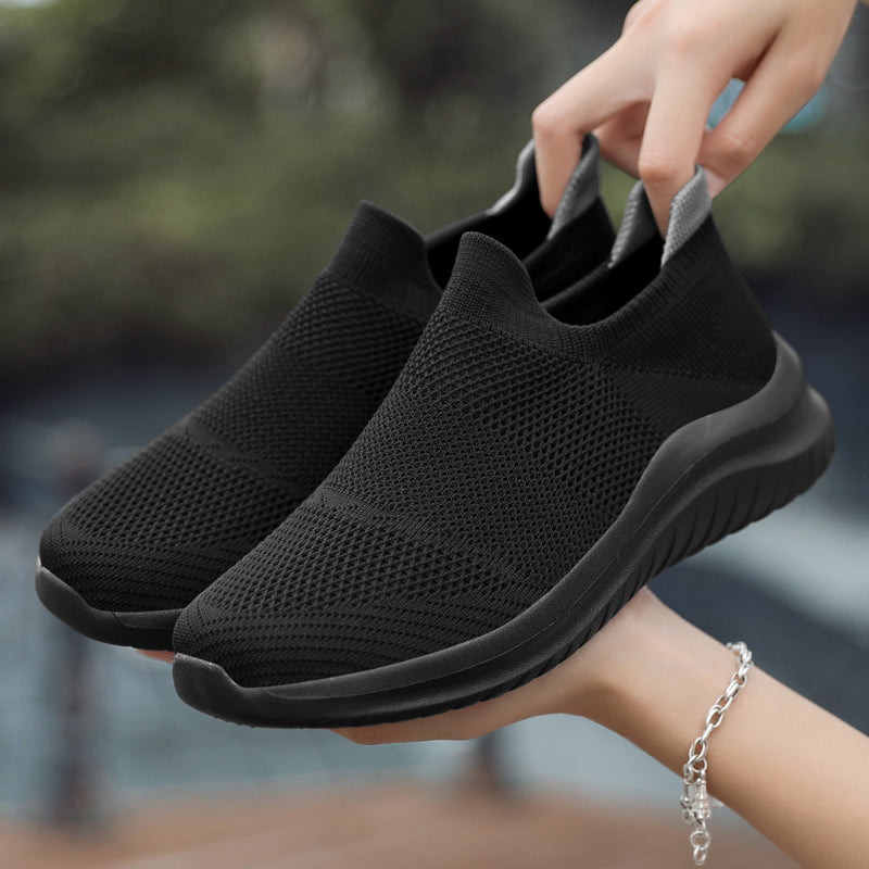 Lightweight Men Running Walking Knit Shoes Breathable Casual Sneakers Fashion Athletic Sport Gym Sh 3